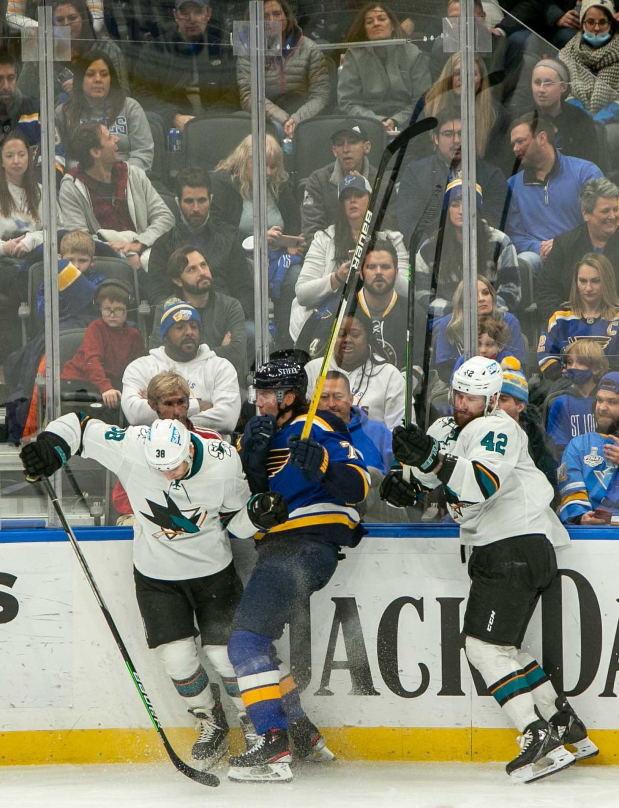 Blues face off against Sharks